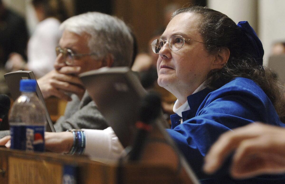 Delegate Ruth Rowan, R-Hampshire, votes on an amendment in 2005 at the Capitol in Charleston, W.Va.