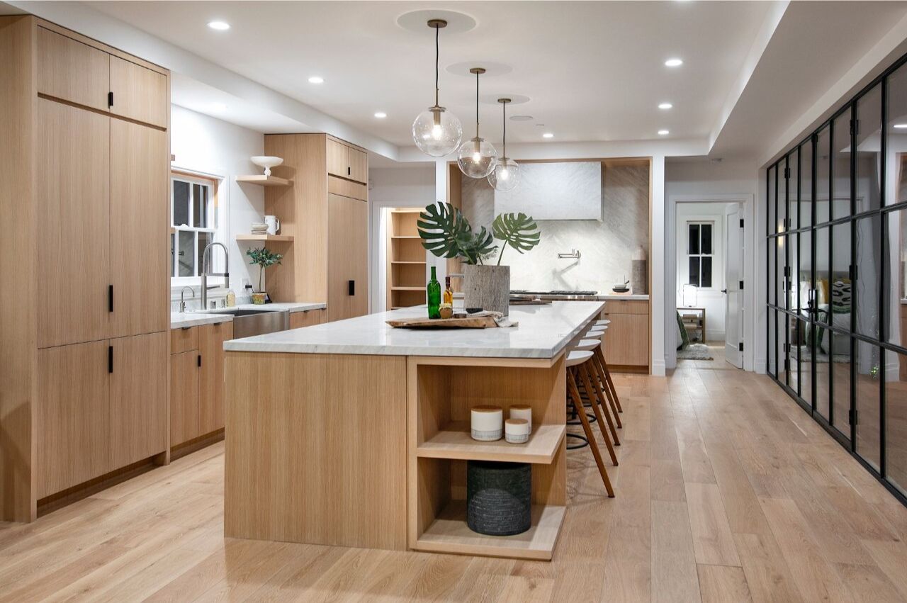 The kitchen.