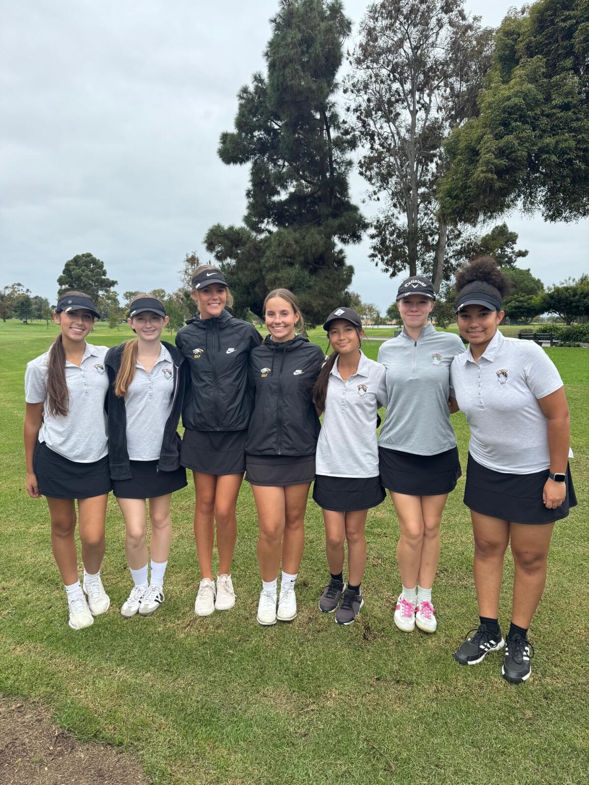 The Estancia girls' golf team went 15-0 overall this season. 