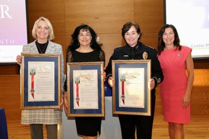 Annette Walker, Soledad Rivera and Joyce LaPointe were selected 2024 Women of the Year by Assemblywoman Cottie Petrie-Norris.