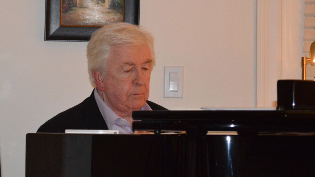 William Purcell at the piano