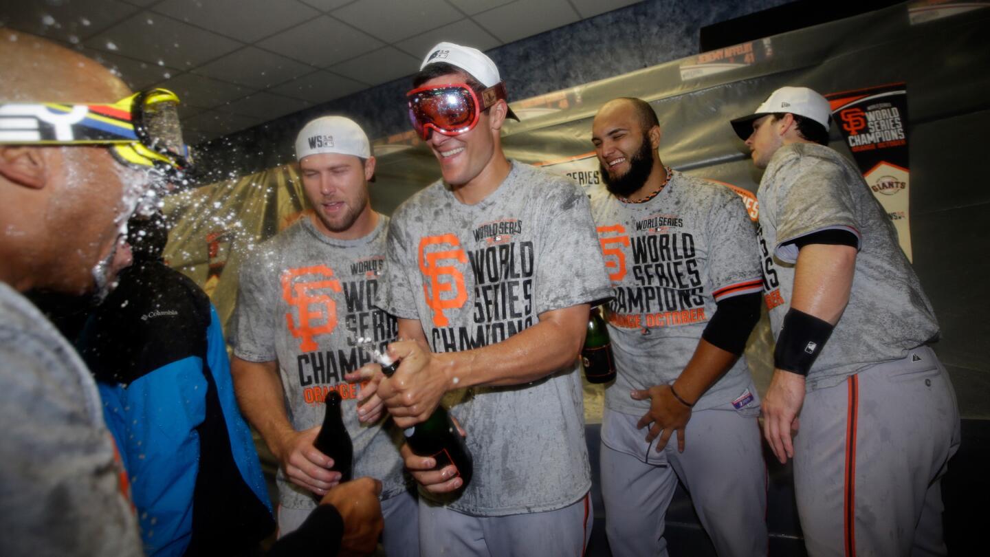 San Francisco Giants celebrate