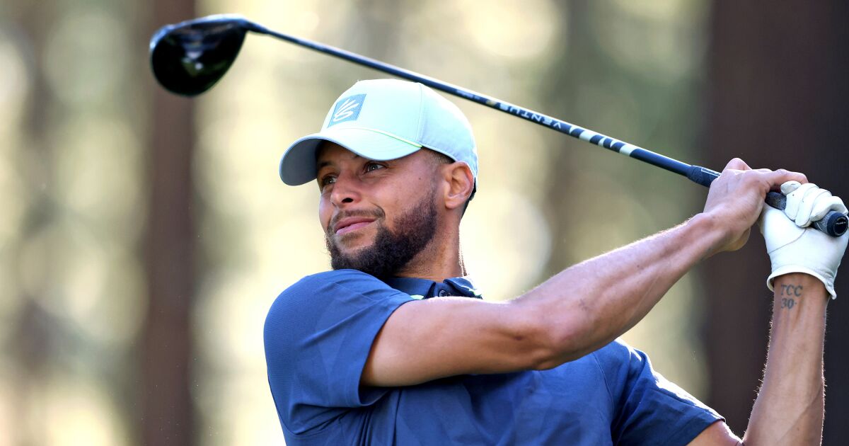 Could Stephen Curry go pro in golf? He’s clutch from long range in that sport, too