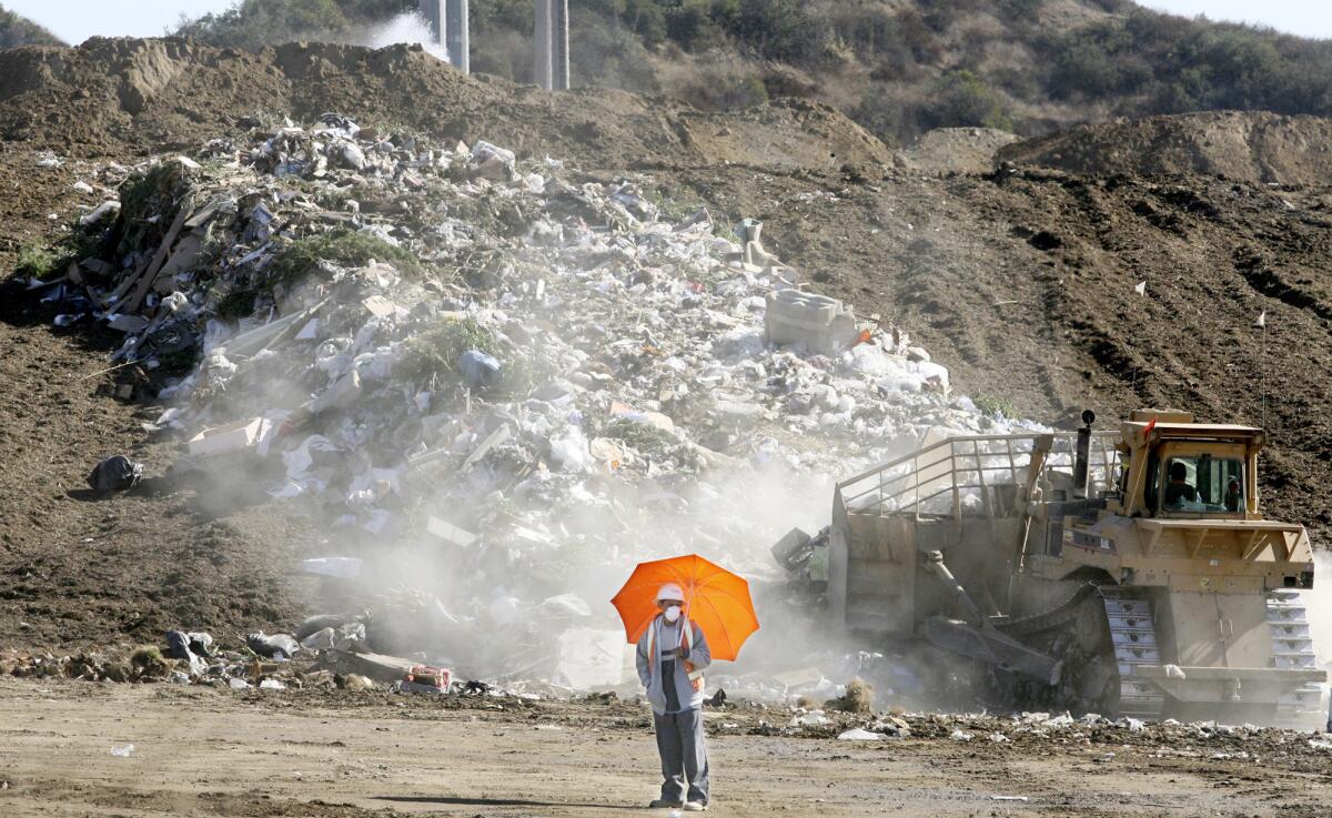 Glendale utility officials said several years ago that Scholl Canyon Landfill, pictured above, could reach capacity by 2021. Now, they believe it has 10 years left.