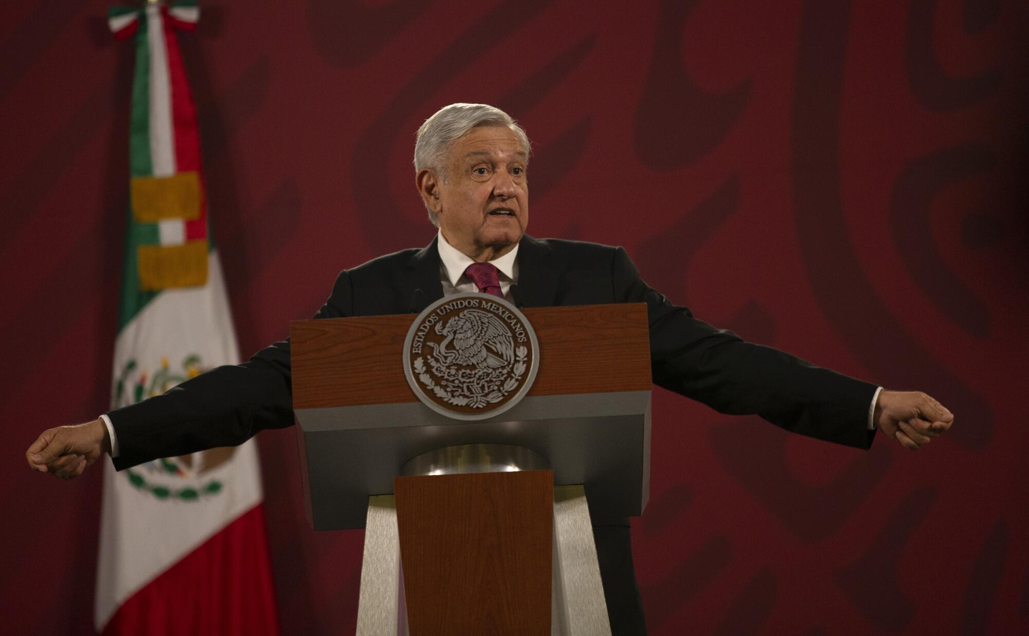 Président mexicain Andrés Manuel López Obrador