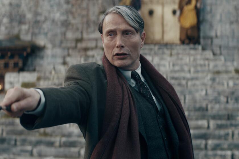 Mads Mikkelsen as Gellert Grindelwald in “Fantastic Beasts: The Secrets of Dumbledore”