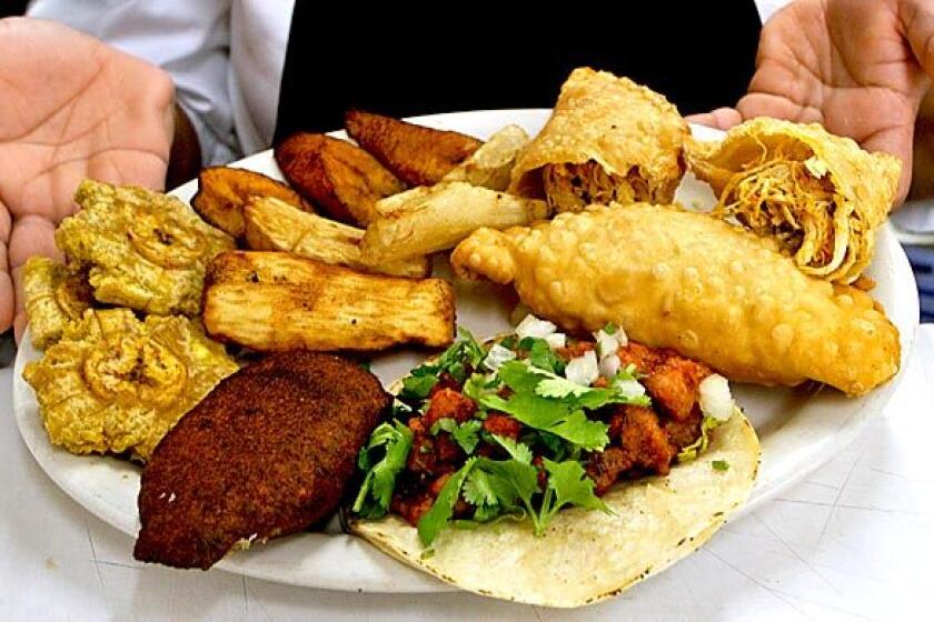 Some of the appetizers on the menu at La Cocina del Camaguey.