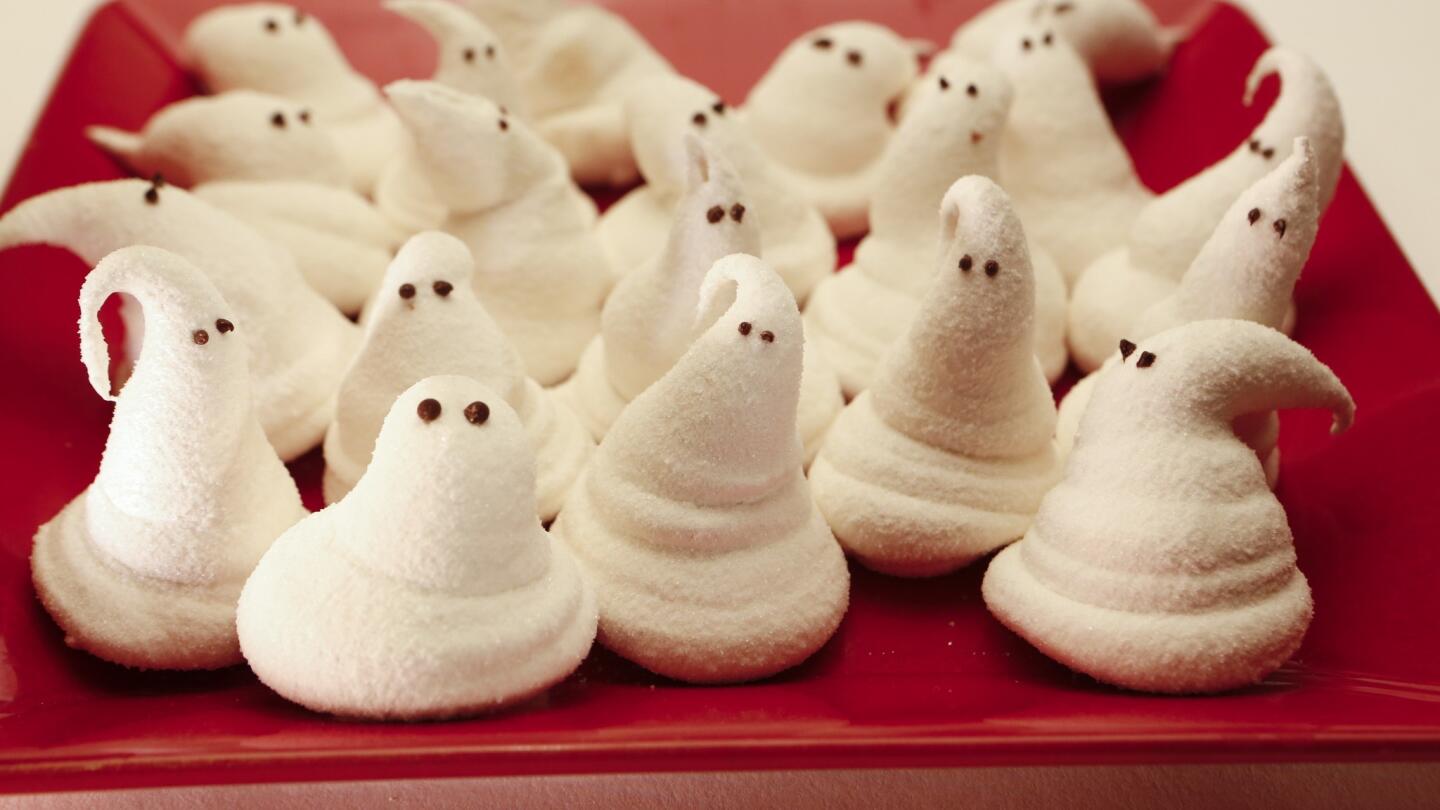 Marshmallow ghosts