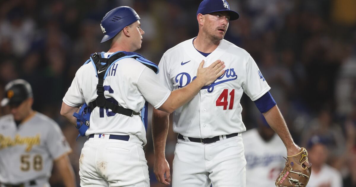 Dodgers reliever Daniel Hudson could miss rest of season with knee injury