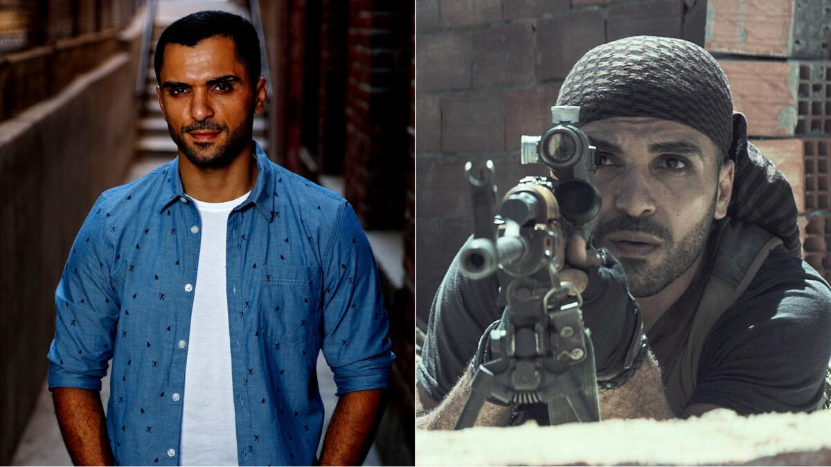 Sammy Sheik, who plays an insurgent sniper in Clint Eastwood's "American Sniper," says his roles are more complex now, including playing a U.S. soldier on "NCIS: Los Angeles."