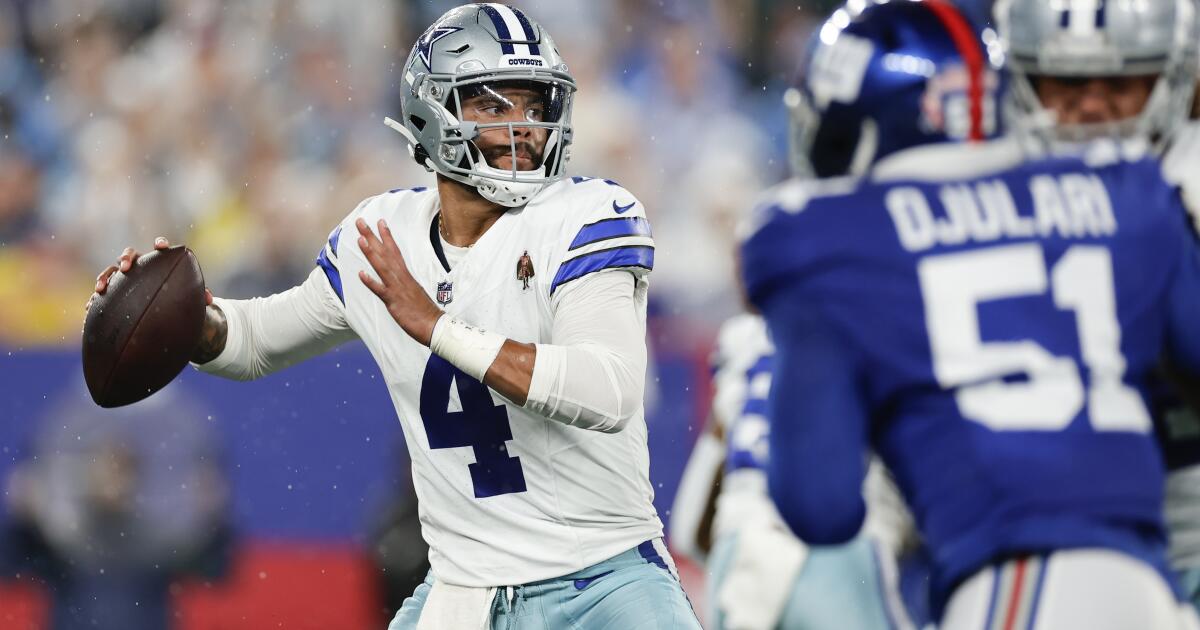 Cowboys' Dak Prescott slips in QB rankings by NFL executives, coaches,  players