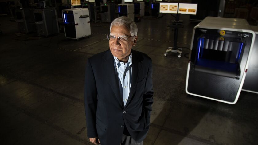 Deepak Chopra is chief executive of OSI Systems Inc., a Hawthorne company that makes luggage and passenger scanning machines through its Torrance subsidiary, Rapiscan Systems.