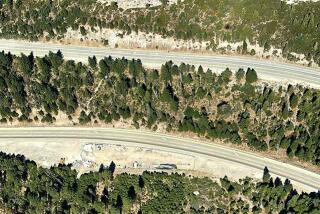 Lanes of Interstate 80 are seen empty near Emigrant Gap as firefighters worked to extinguish a fire sparked by a Tesla Semi big-rig vehicle that crashed Monday, Aug. 19, 2024. Cal Fire Nevada-Yuba-Placer unit