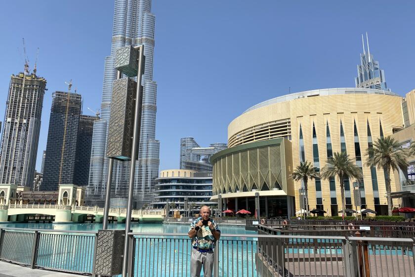 Prep columnist Eric Sondheimer offers a tour of Dubai while talking high school football.