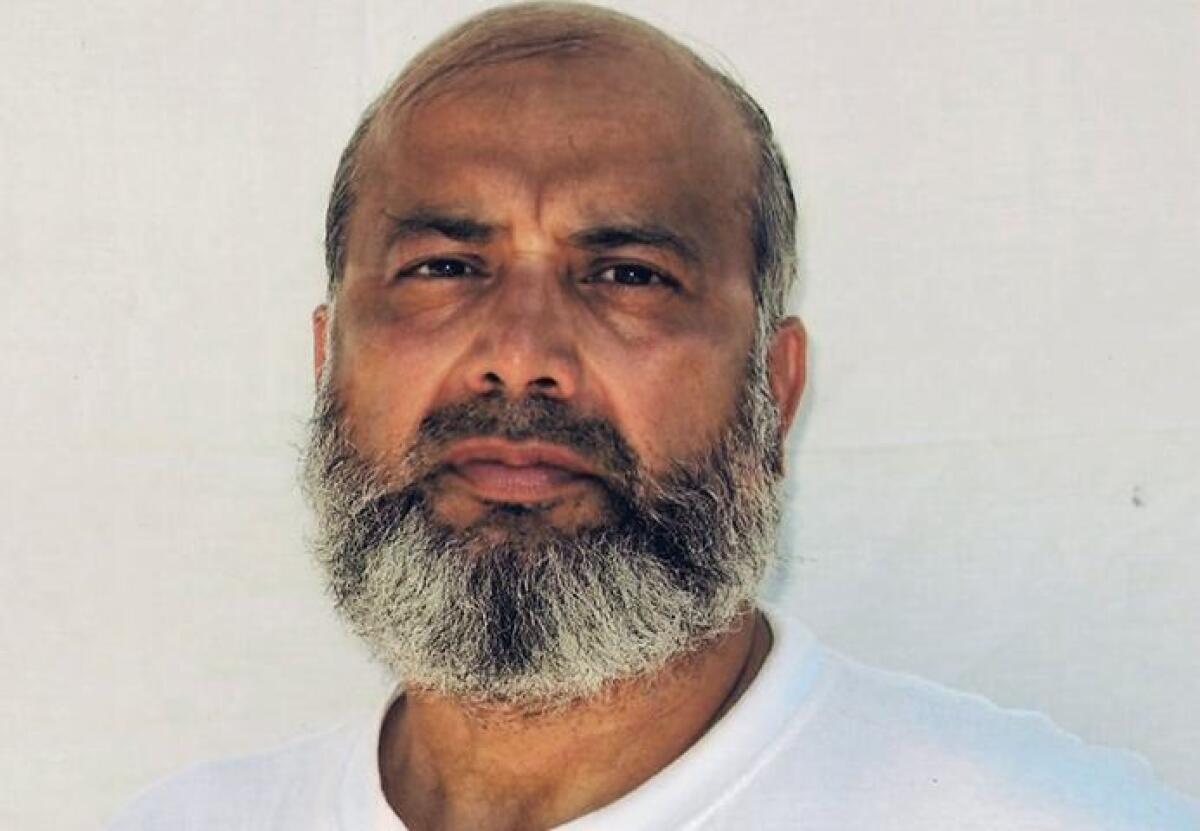 Saifullah Paracha, detenido en la prisión estadounidense en Guantánamo, Cuba. 
