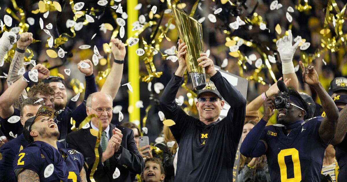 ‘We’re legends’: Michigan caps undefeated season with national title triumph