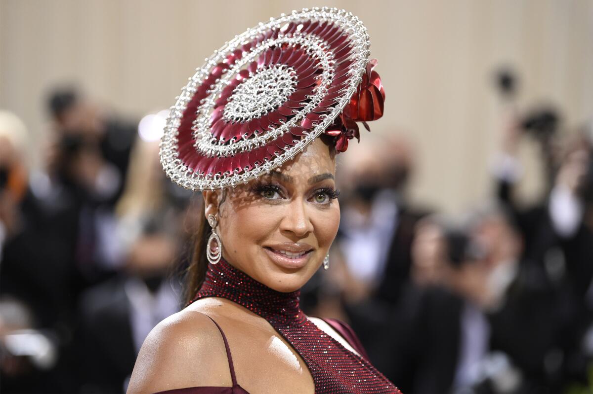 La La Anthony attends The Metropolitan Museum of Art's Costume Institute benefit gala.