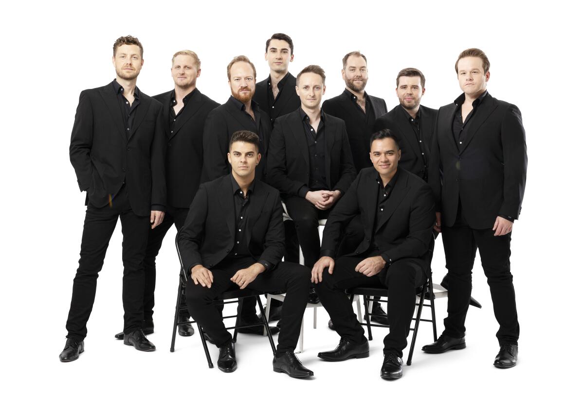 The Ten Tenors are coming from Australia to perform in Poway on Feb. 18.