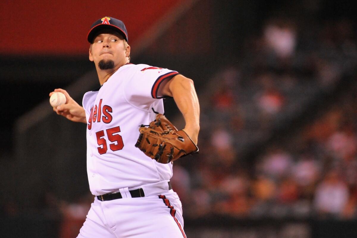 Don't be surprised to see pitcher Joe Blanton back on the Angels' roster in 2014.