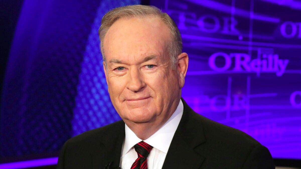 Bill O'Reilly in October 2015 when he was still host of the Fox News Channel program "The O'Reilly Factor."