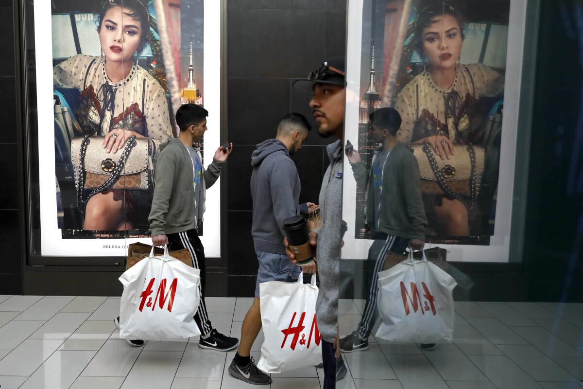 Black Friday shoppers at the Glendale Galleria