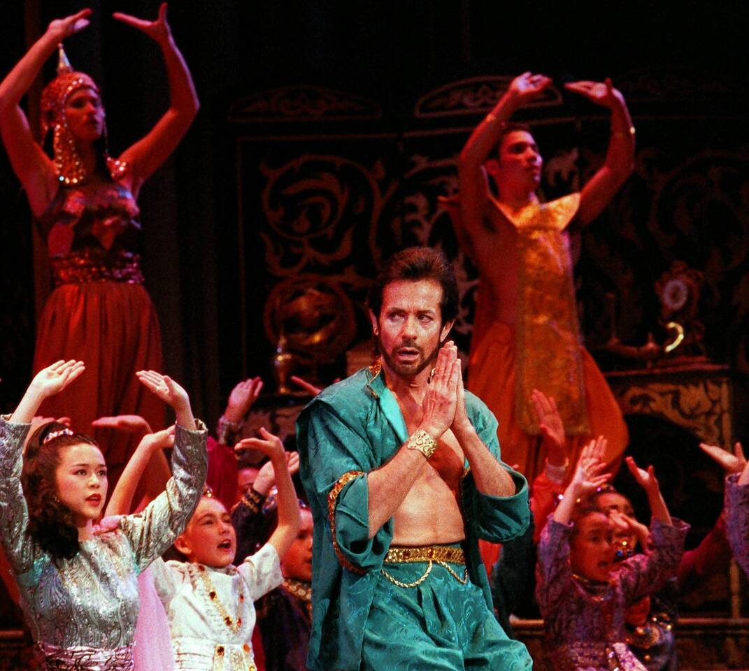 George Chakiris in "The King and I." He took on the role made famous by Yul Brynner in a 1995 Long Beach production.
