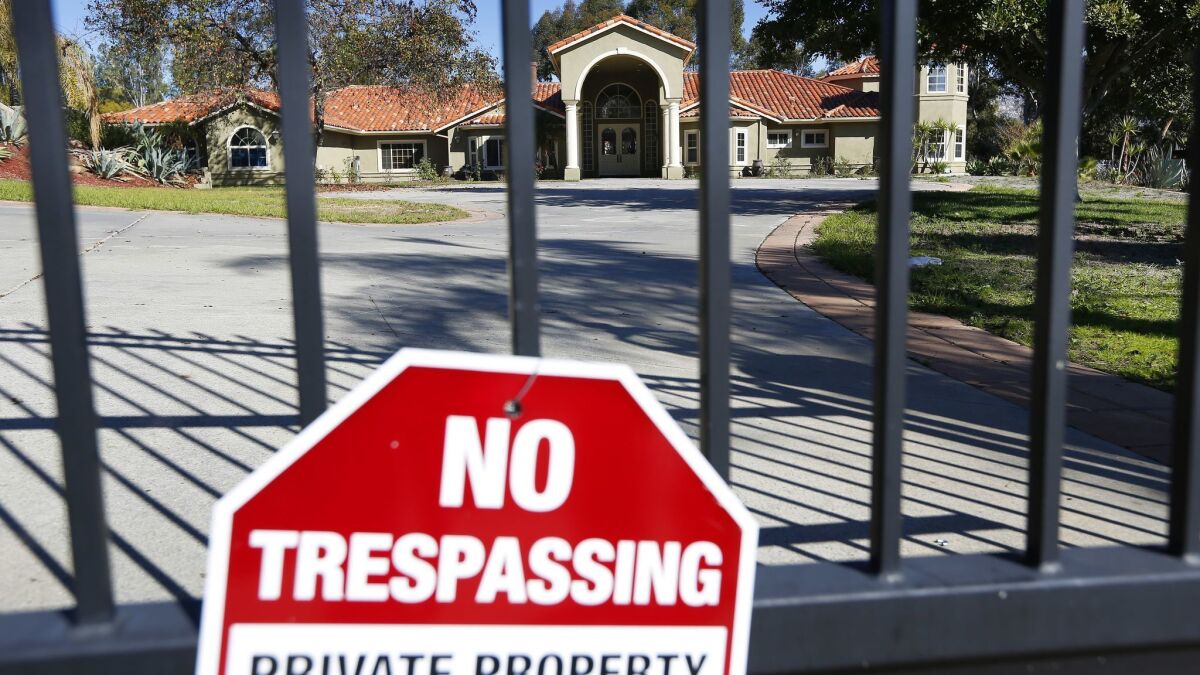 The Poway, Calif., house where the late San Diego Padres great Tony Gwynn lived until his death in 2014 was foreclosed upon in June. Authorities are investigating whether a squatter has been living in the home over the past couple of months.