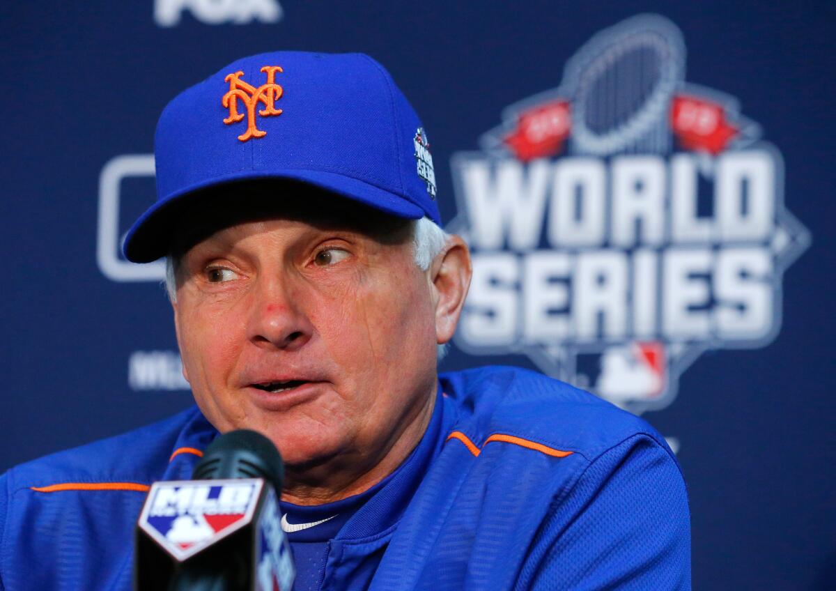 New York Mets Manager Terry Collins, the oldest in Major League Baseball, says modern managers aren't expected to make as many decisions as they once did.