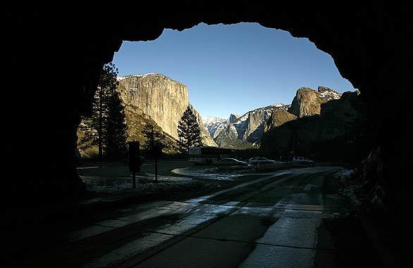 Winter in Yosemite - Wawona Tunnel