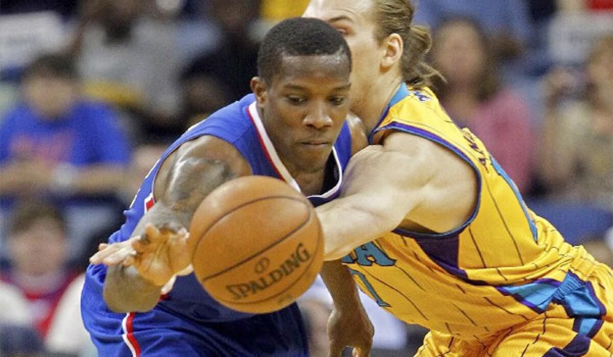 Eric Bledsoe had nine points off the bench for the Clippers in L.A.'s 96-93 victory over the New Orleans Hornets.