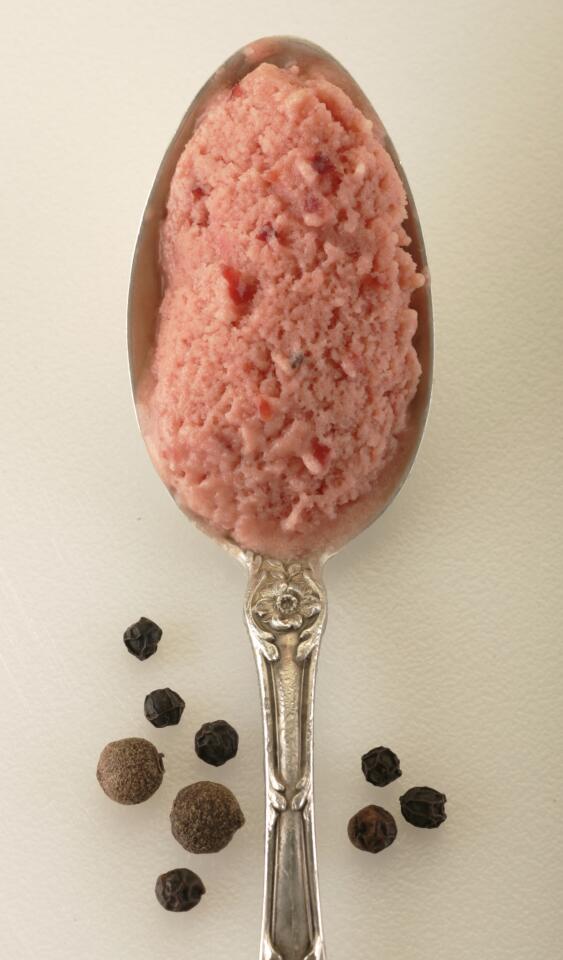 Spiced plum ice cream