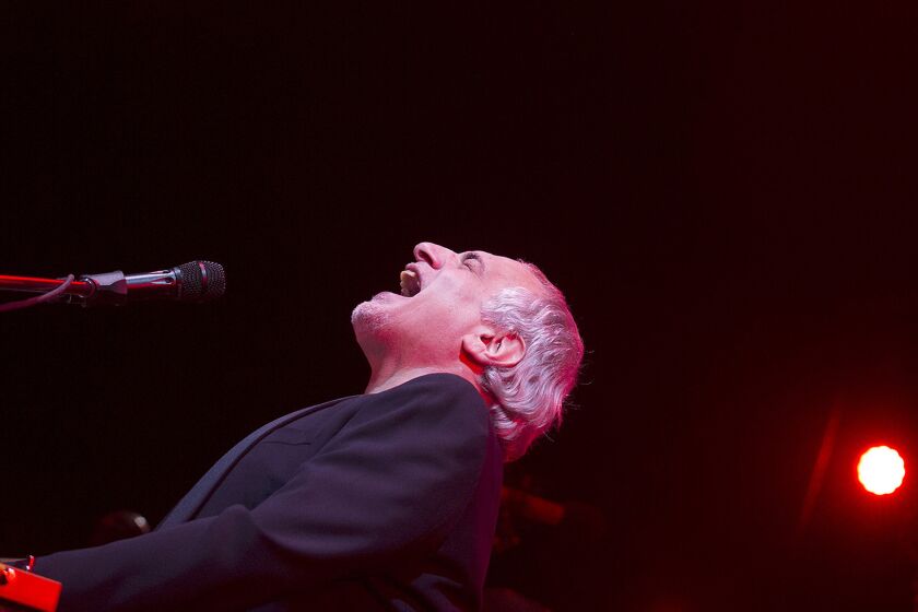 Donald Fagen of Steely Dan performs April 10 at the Coachella Valley Music and Arts Festival in Indio.