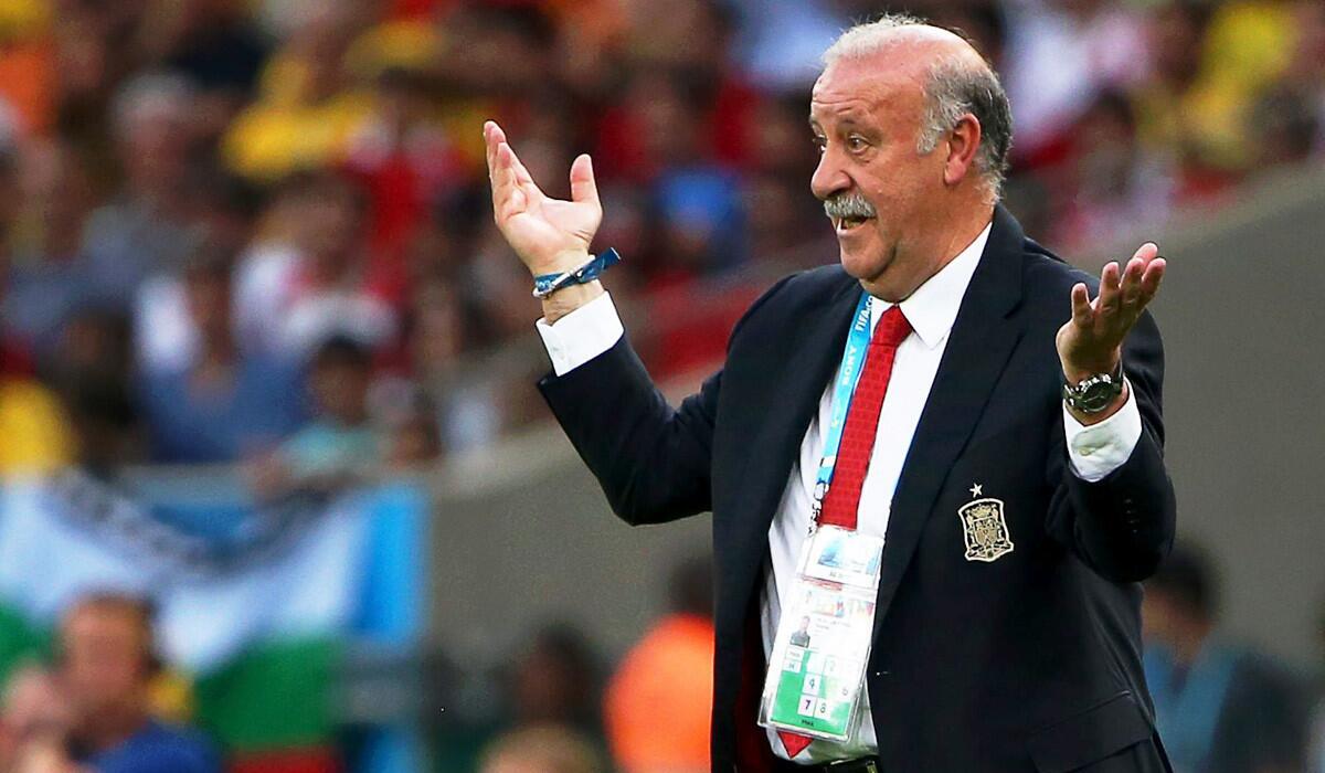 Coach Vicente del Bosque and Spain had few answers for their competition in two losses during group play at the World Cup.