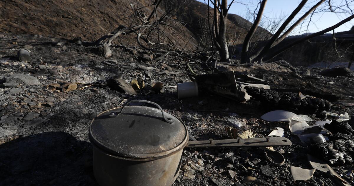 To prevent wildfires, L.A. wants to make it easier to clear homeless encampments