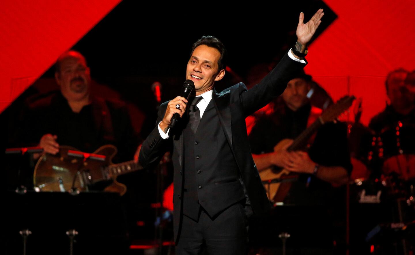 Recording artist Anthony accepts the Latin Recording Academy Person of the Year award in Las Vegas