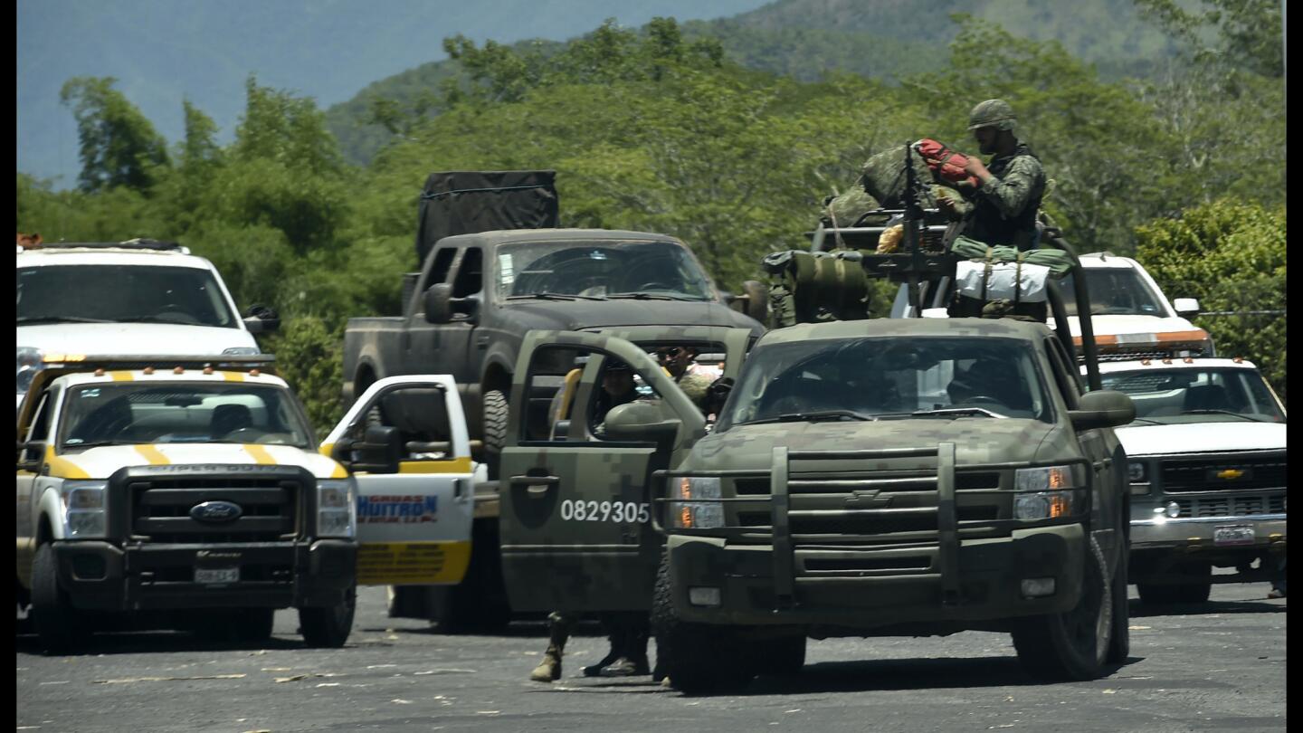 Army confrontation with cartel