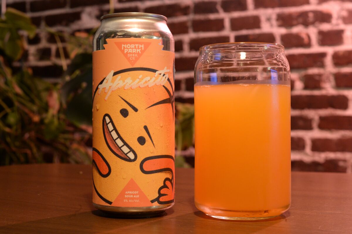 Apricito, a sour ale from North Park Beer Co.