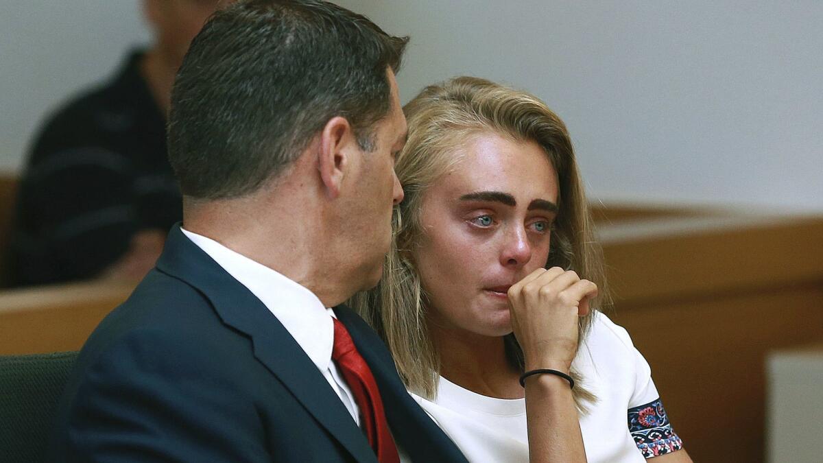 Michelle Carter in August 2017