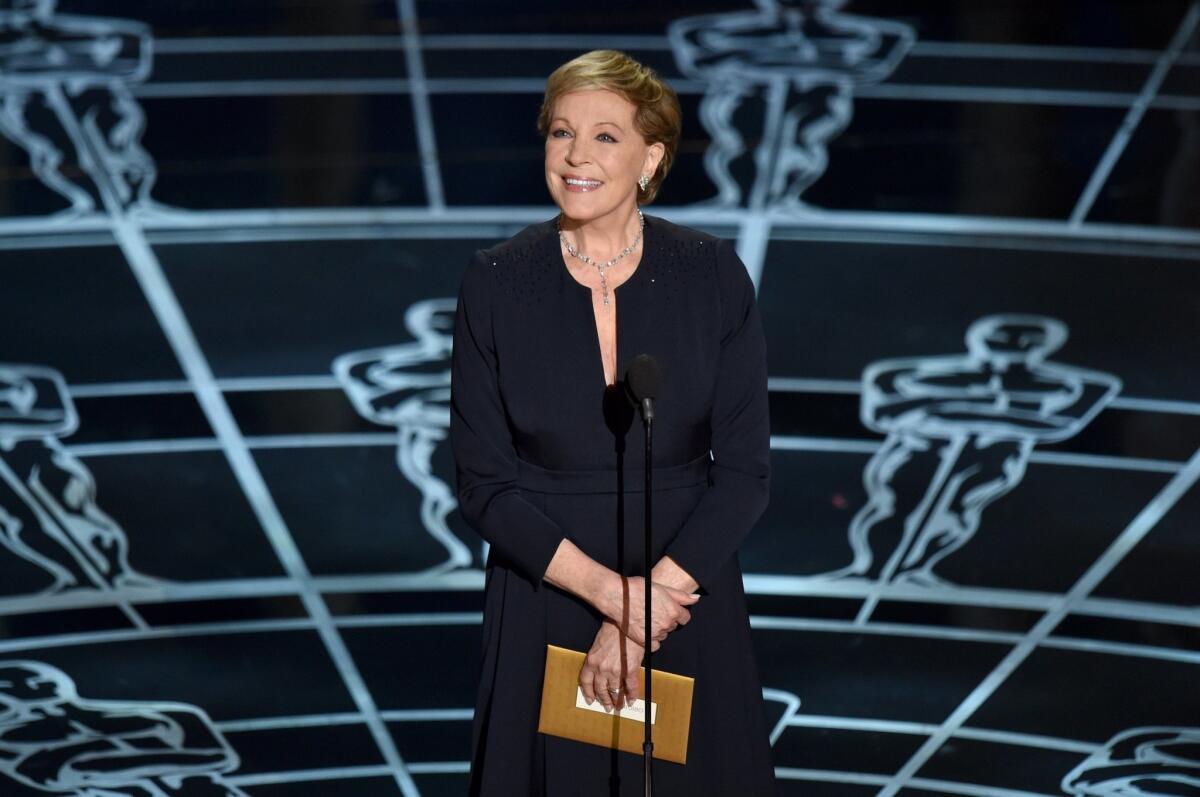 Julie Andrews, 79, spoke with The Times by phone about the status of the movie musical genre, Lady Gaga and the complexity of the Oscars' best picture category.