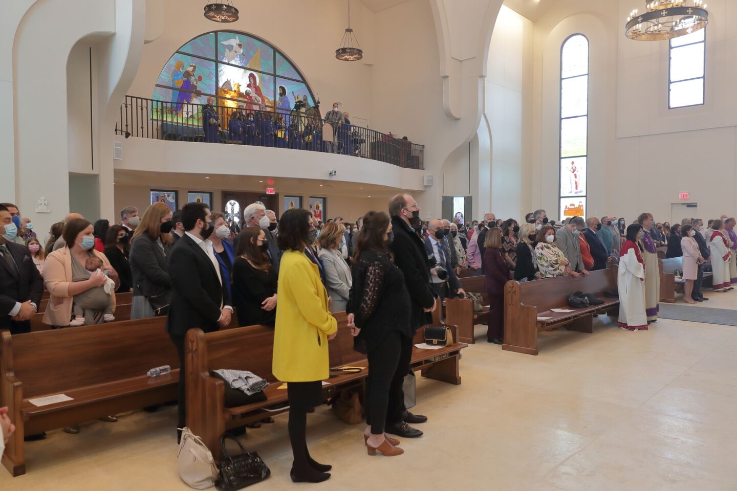 The consecration and church naming ceremony at the new St. John Garabed Armenian Church in the Carmel Valley area of San Diego