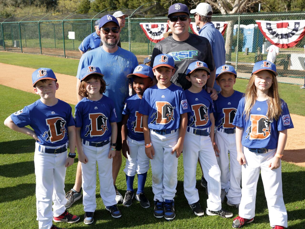 Division A Bulls at the RSF Little League Opening Day