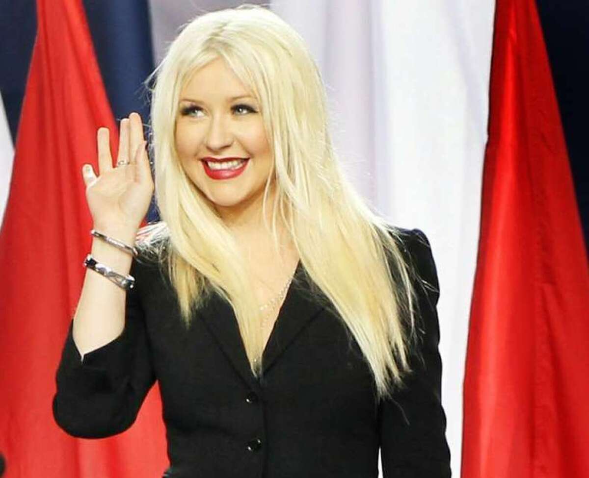 Christina Aguilera's 2011 performance of "The Star-Spangled Banner" for Super Bowl XLV in Dallas was ranked worst rendition of the national anthem by IHeartRadio listeners.