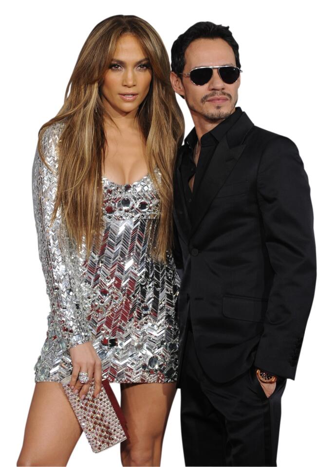 Jennifer Lopez and Mark Anthony