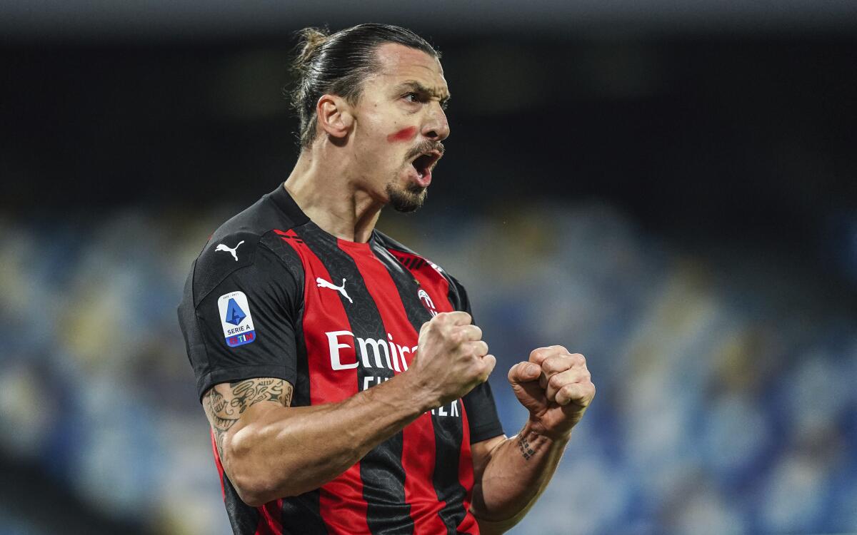 Zlatan Ibrahimovic del Milan 