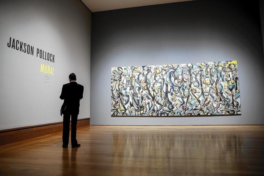 Jackson Pollock's “Mural,” regarded by some as the most important modern American painting ever made, is the focus of a Getty exhibition opening Tuesday.