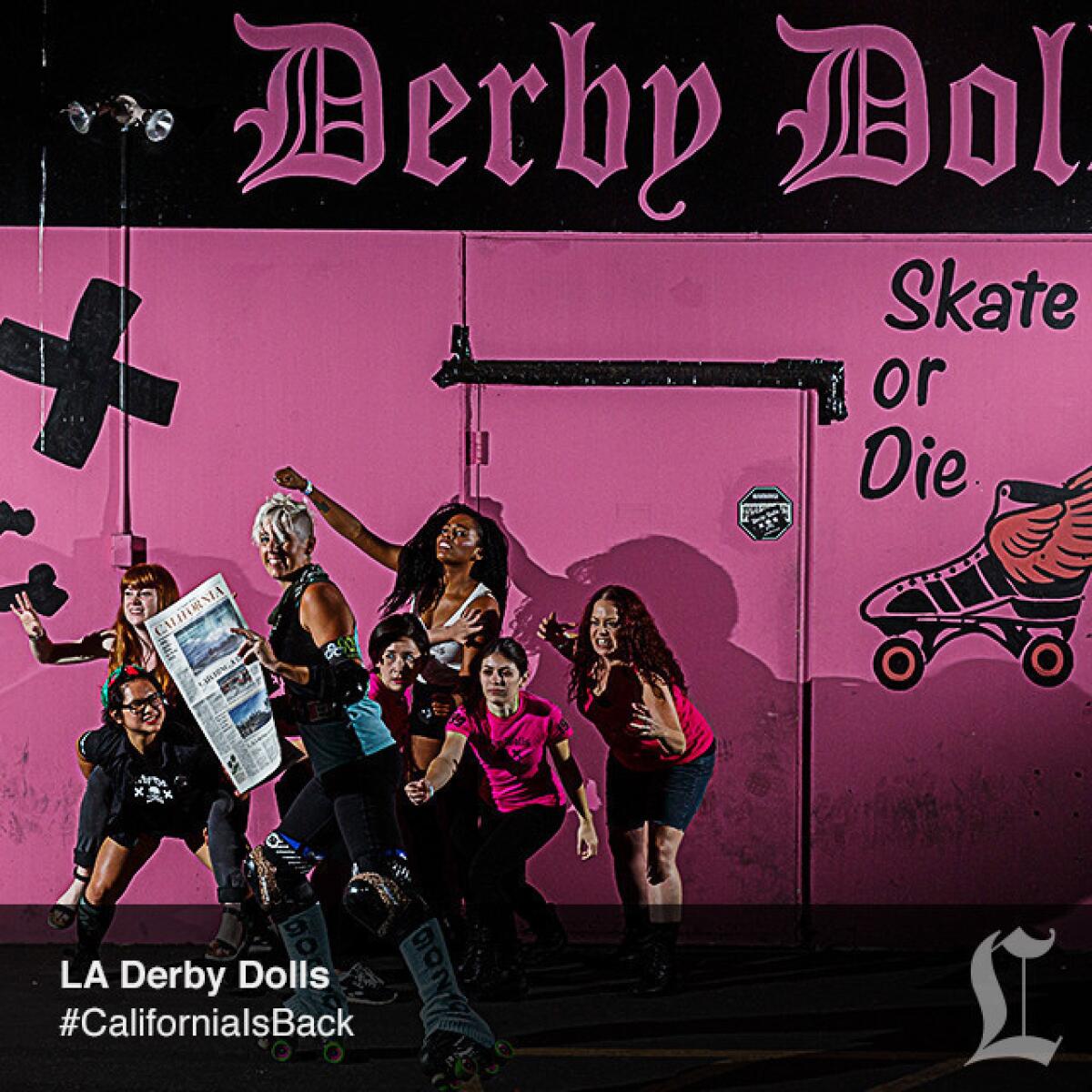 Gori Spelling, LA Derby Dolls.