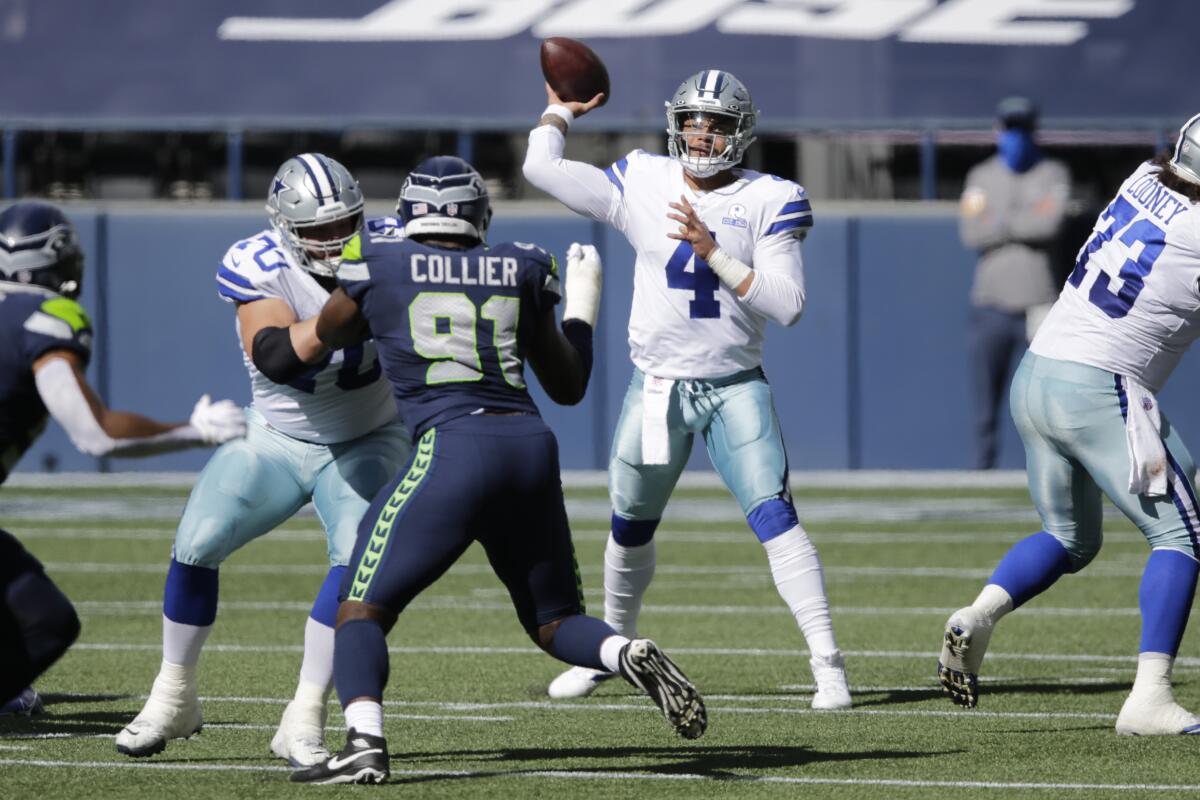 Cowboys' comeback falls short in 38-31 loss to Seahawks - The San