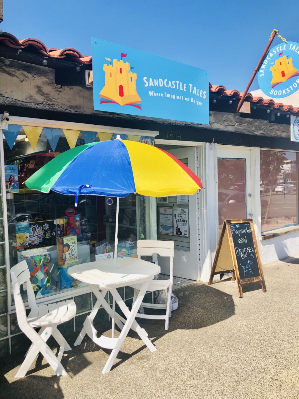 Sandcastle Tales will hold a Grand Opening event on Saturday Nov. 9, from 2 p.m. to 4 p.m., at 1414 Camino del Mar.