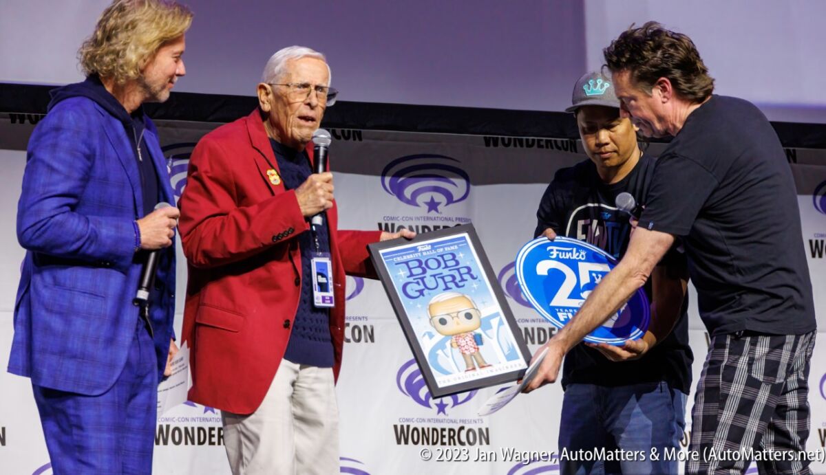 Bob Gurr honored at Funko: Pop Talk Live