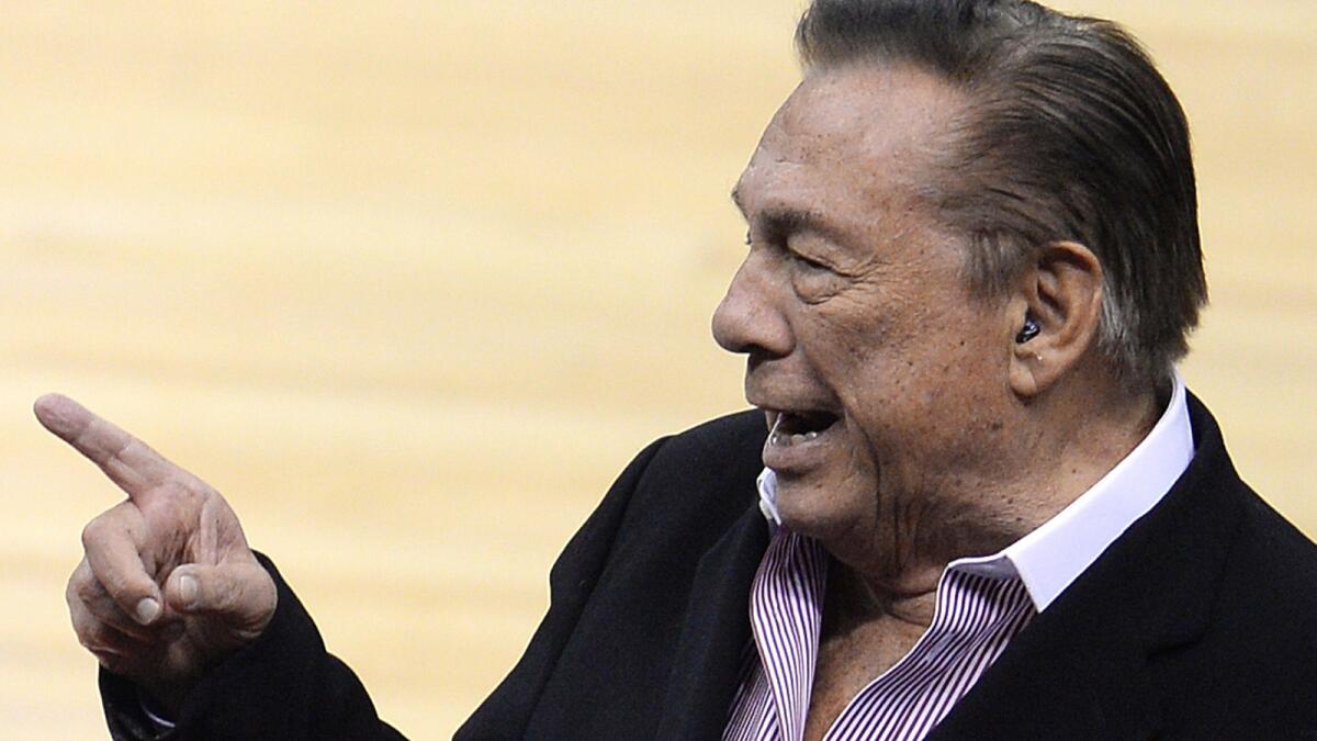 Los Angeles Clippers owner Donald Sterling at an NBA playoff game in April. Sterling has reportedly hired a new attorney and is expected to launch a legal battle to maintain ownership of the team.
